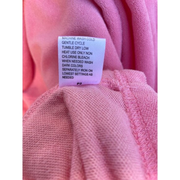 Miss Elaine Relax Pink Zip-Up Robe Size Medium Vintage - Picture 10 of 10